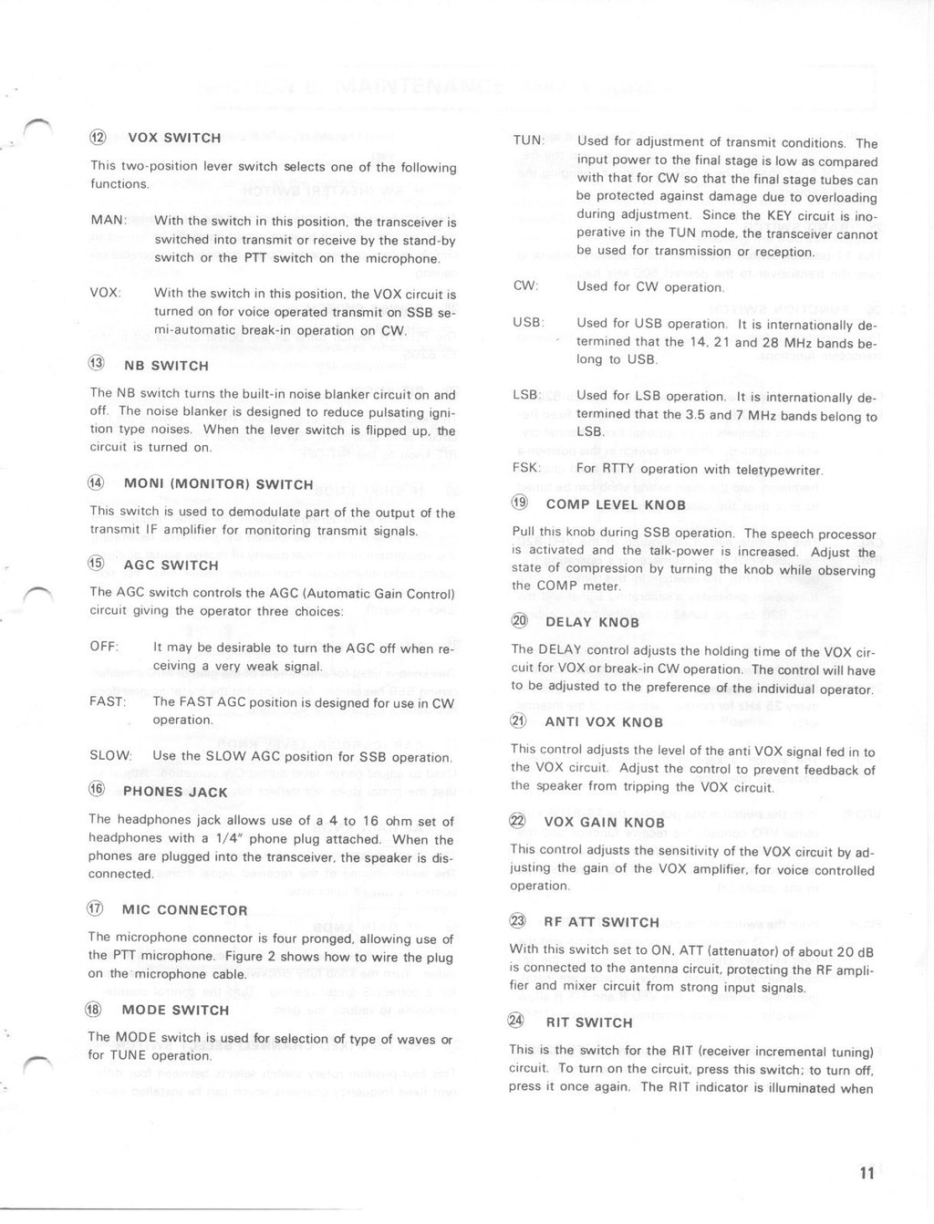 KENWOOD TS-820S Transceiver Manual - WIRE BINDING - TOUGH COVERS - XL FOLDOUT!