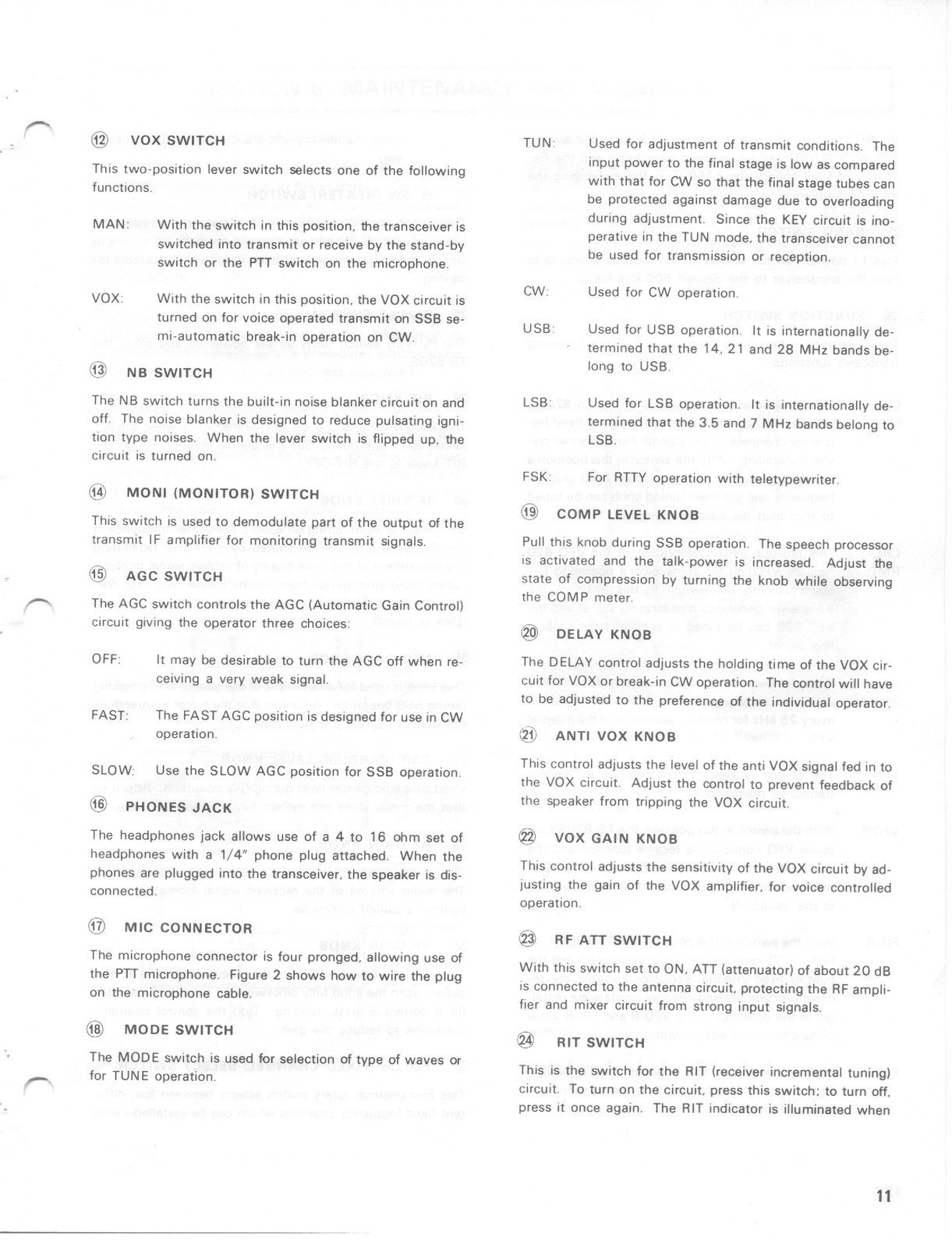 KENWOOD TS-820S Transceiver Manual - WIRE BINDING - TOUGH COVERS - XL FOLDOUT!