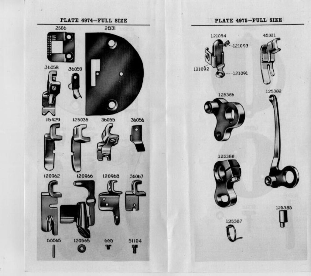 SINGER 15-91 Illustrated Parts List Manual  - WIRE BOUND - PROTECTIVE COVERS