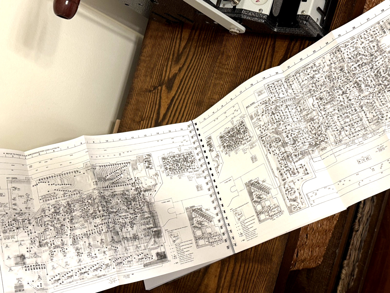 SONY ICF-2001D 2010 Receiver Service Manual - WIRE BOUND - COVERS - XL FOLDOUTS!