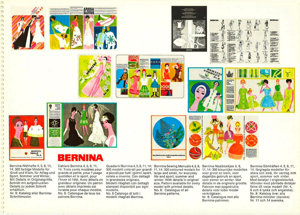 BERNINA 808 809 818 819 Sewing Machine Manual - STEEL WIRE BOUND - TOUGH COVERS