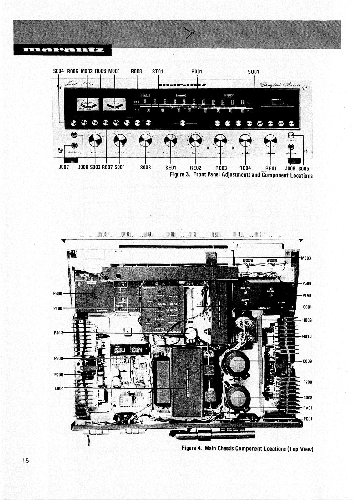 MARANTZ 2325 RECEIVER SERVICE MANUAL, WIRE BOUND, TOUGH COVERS, FOLDOUT DIAGRAMS