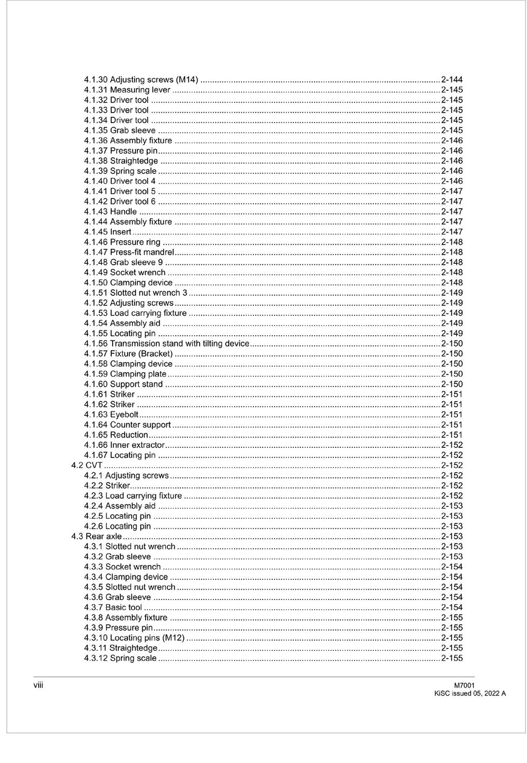 KUBOTA TRACTOR M7001 WORKSHOP MANUAL WSM - WIRE BOUND - TOUGH COVERS
