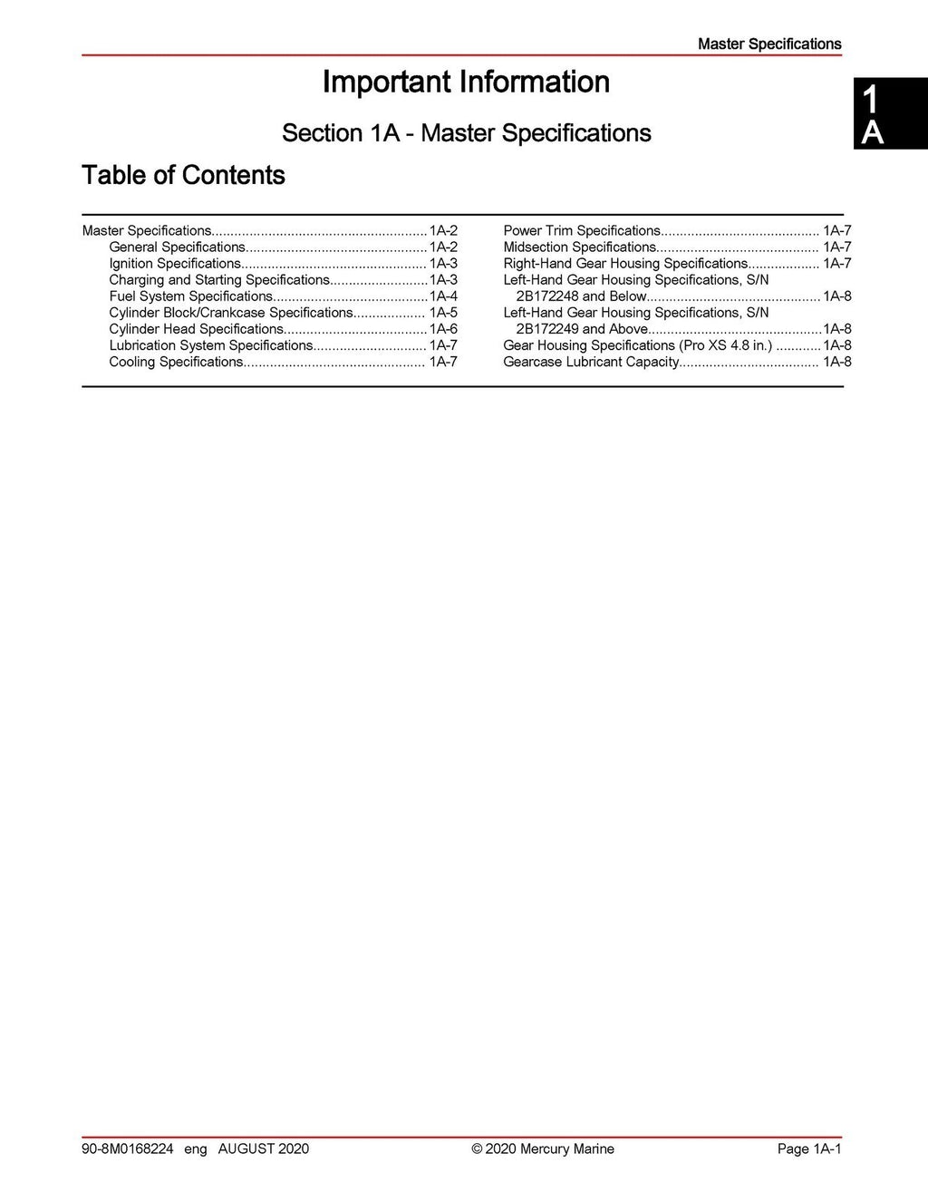 MERCURY 150 SEAPRO 150 PRO XS FOURSTROKE SERVICE MANUAL, BOUND, COVERS, FOLDOUTS
