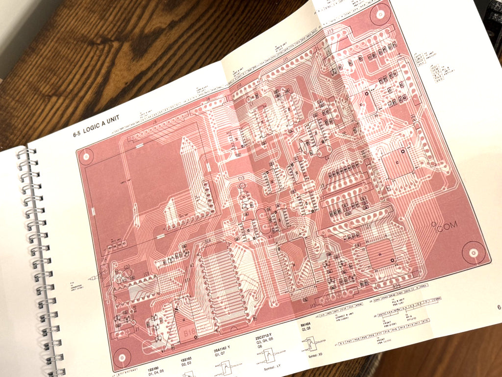 ICOM IC-R9000 IC-R9000L Receiver Service Manual - WIRE BOUND& COVERS - FOLDOUTS!
