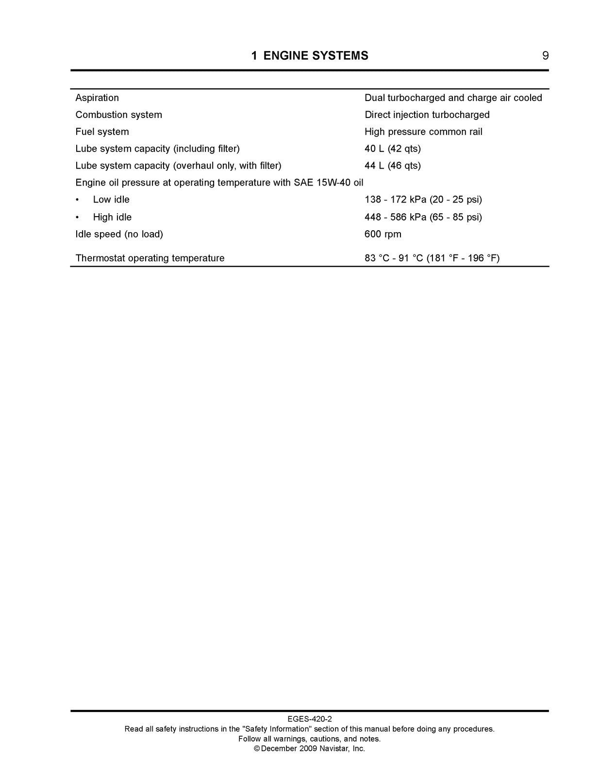 INTERNATIONAL MaxxForce 11 13 EGR Diagnostic Troubleshooting Manual 2009 - BOUND