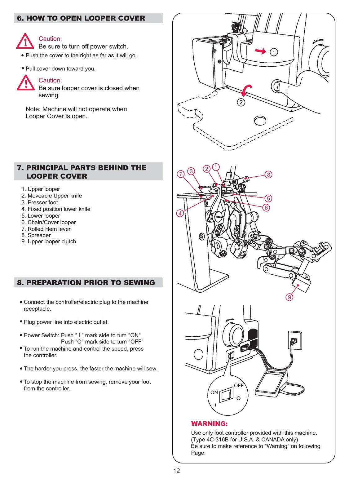 SINGER 14T968DC Serger Overlocker Instruction Manual - WIRE BOUND - TOUGH COVERS