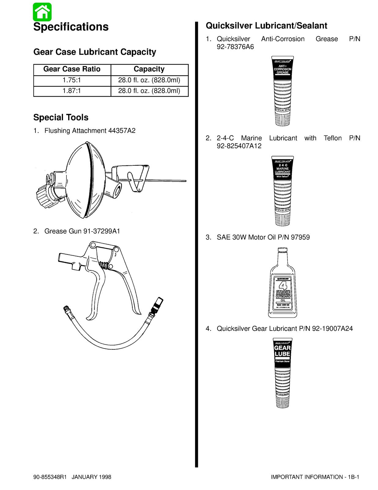 MERCURY MARINER OUTBOARD 200-225-OPTIMAX DFI SERVICE MANUAL 1998-1988 - BOUND