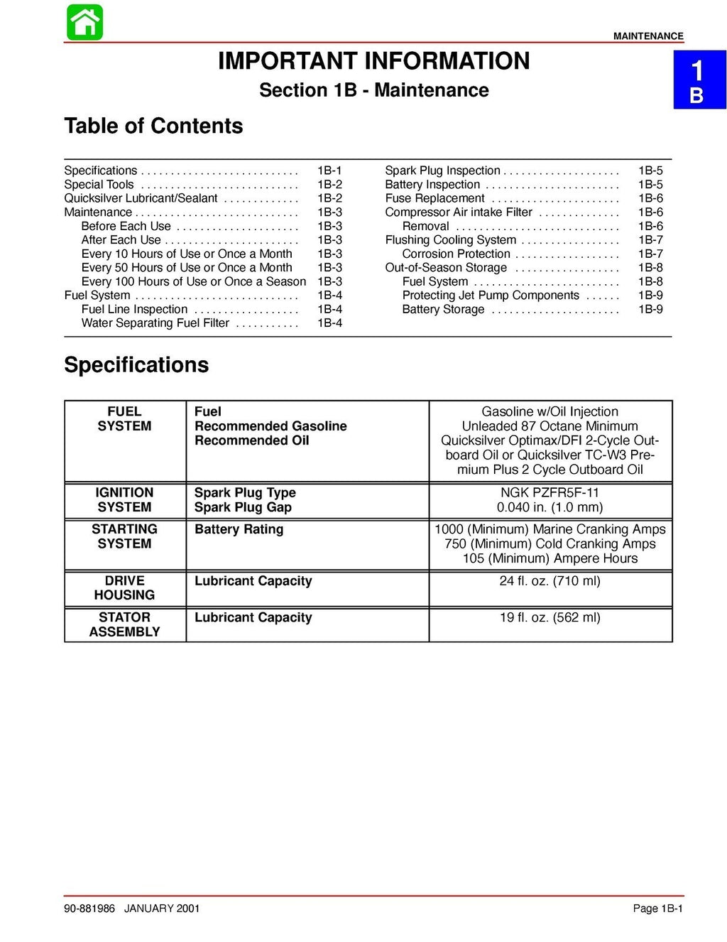MERCURY 200 HP OptiMax Jet Drive Service Manual - FOLDOUTS - WIRE BOUND - COVERS