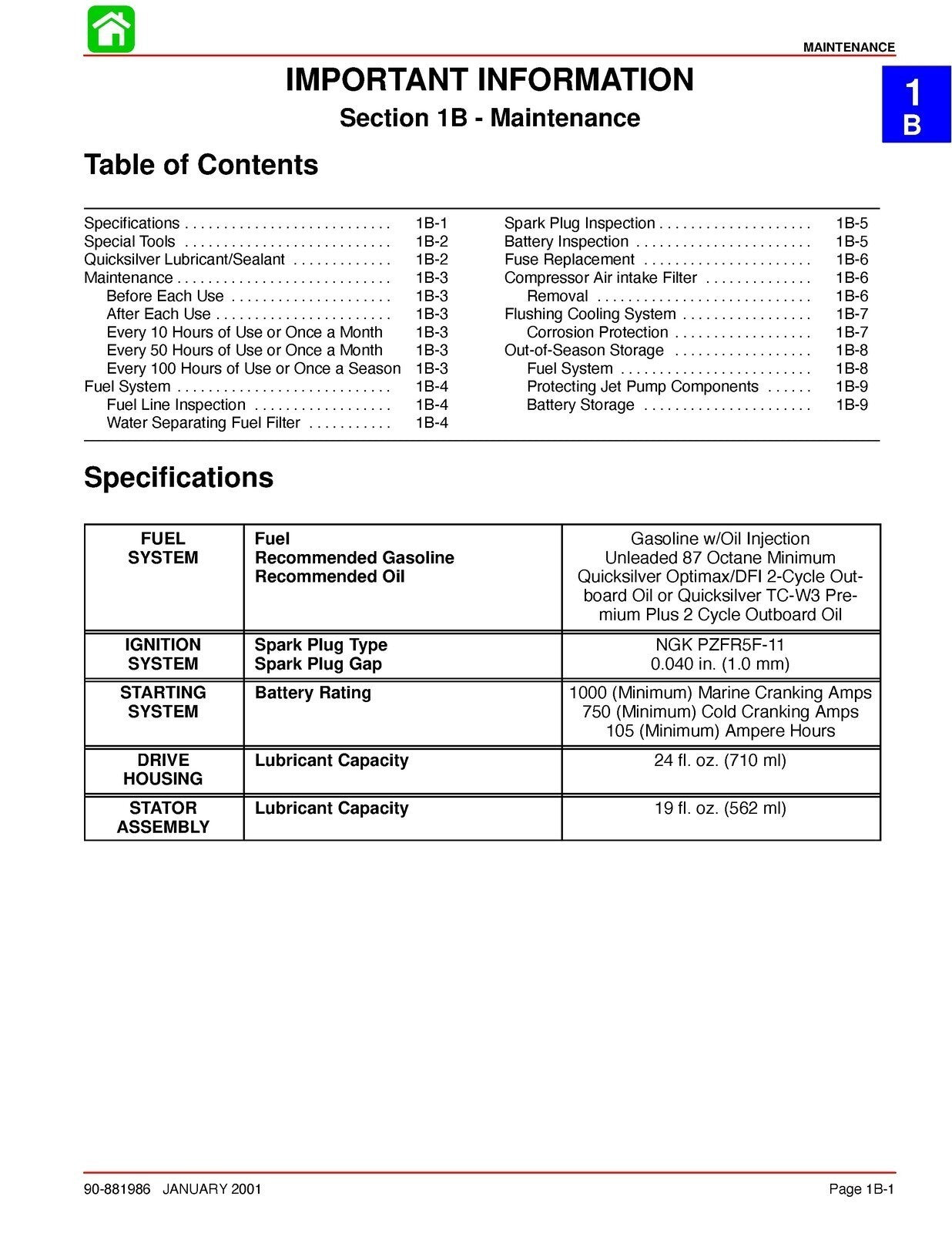 MERCURY 200 HP OptiMax Jet Drive Service Manual - FOLDOUTS - WIRE BOUND - COVERS