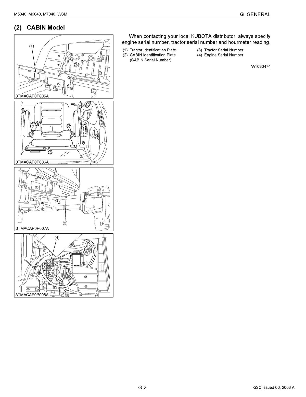 KUBOTA M5040 M6040 M7040 WORKSHOP MANUAL STEEL BOUND, TOUGH COVERS, XL FOLDOUTS