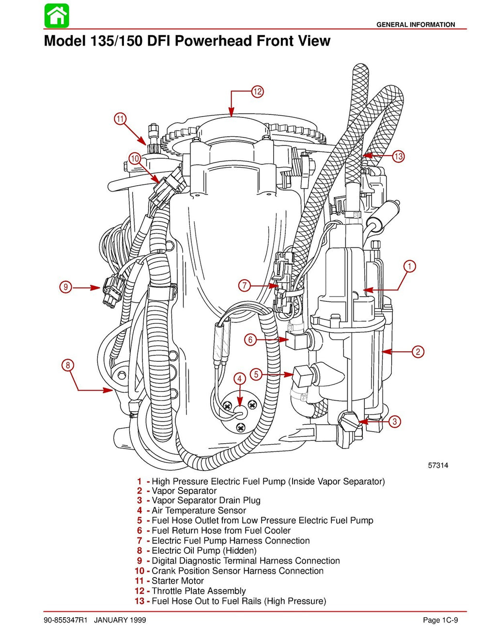 MERCURY 135 150 OPTIMAX DIRECT FUEL INJ SERVICE MANUAL - WIRE BOUND- TUFF COVERS