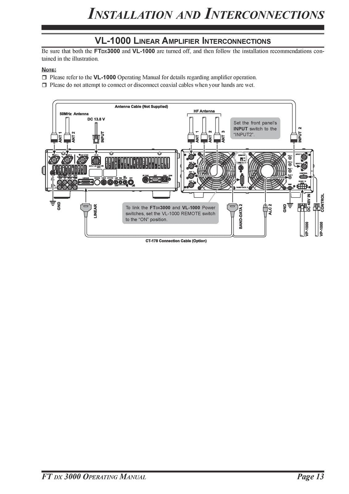 YAESU FT DX 3000 BUNDLE: OPERATING & TECHNICAL MANUAL - BOUND, COVERS, FOLDOUTS