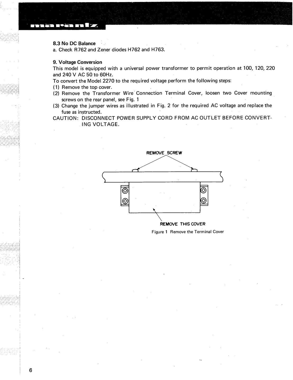 MARANTZ 2270 Receiver Service Manual - STEEL WIRE BOUND - COVERS - FOLDOUT PAGES