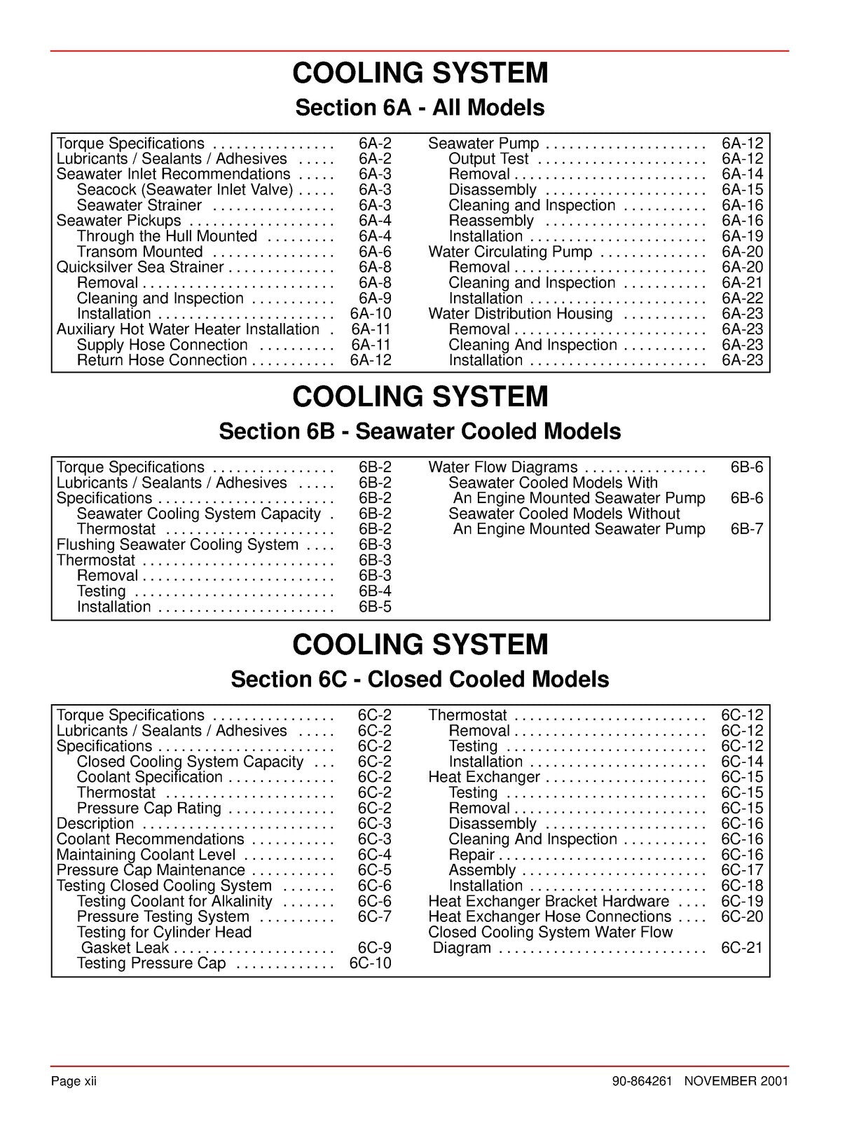 MERCURY 4.3L MPI GASOLINE ENGINE NO. 32 SERVICE MANUAL - WIRE BOUND - COVERS