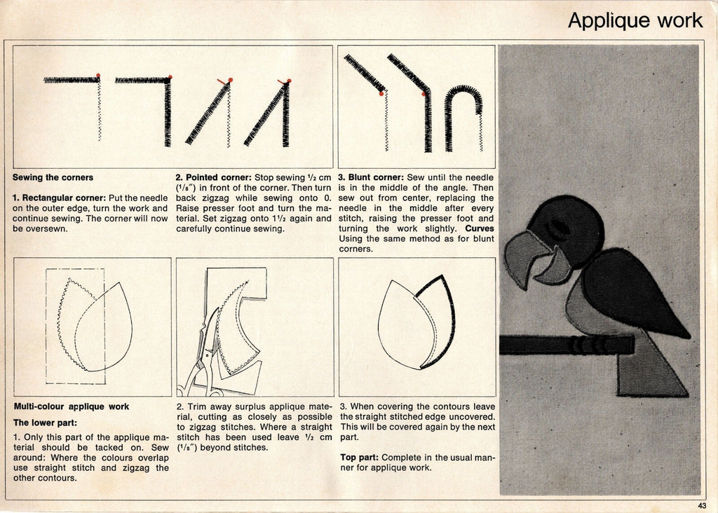 BERNINA 830 Record 831 Sewing Machine COLOR User Manual - WIRE BOUND - COVERS