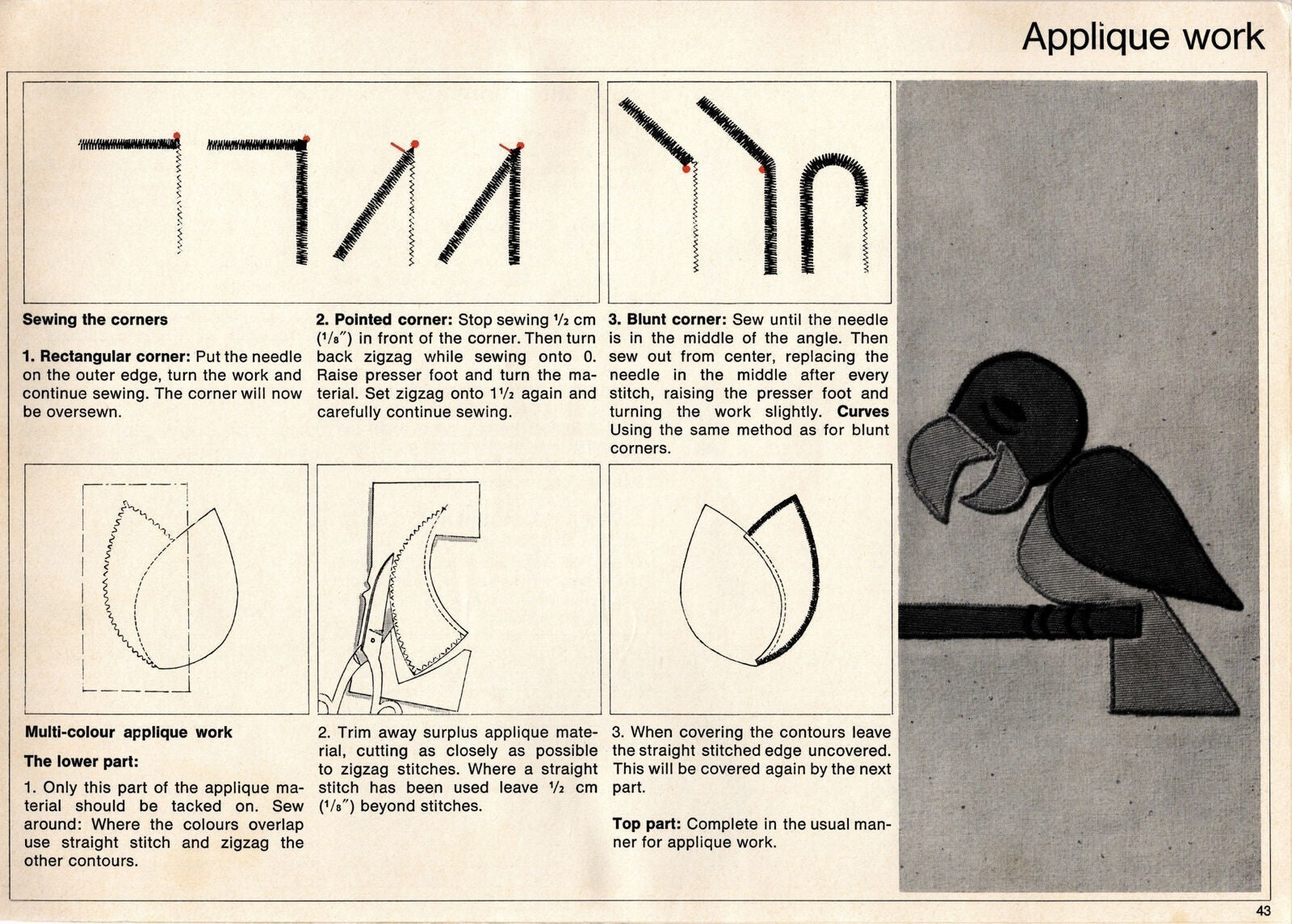 BERNINA 830 Record 831 Sewing Machine COLOR User Manual - WIRE BOUND - COVERS