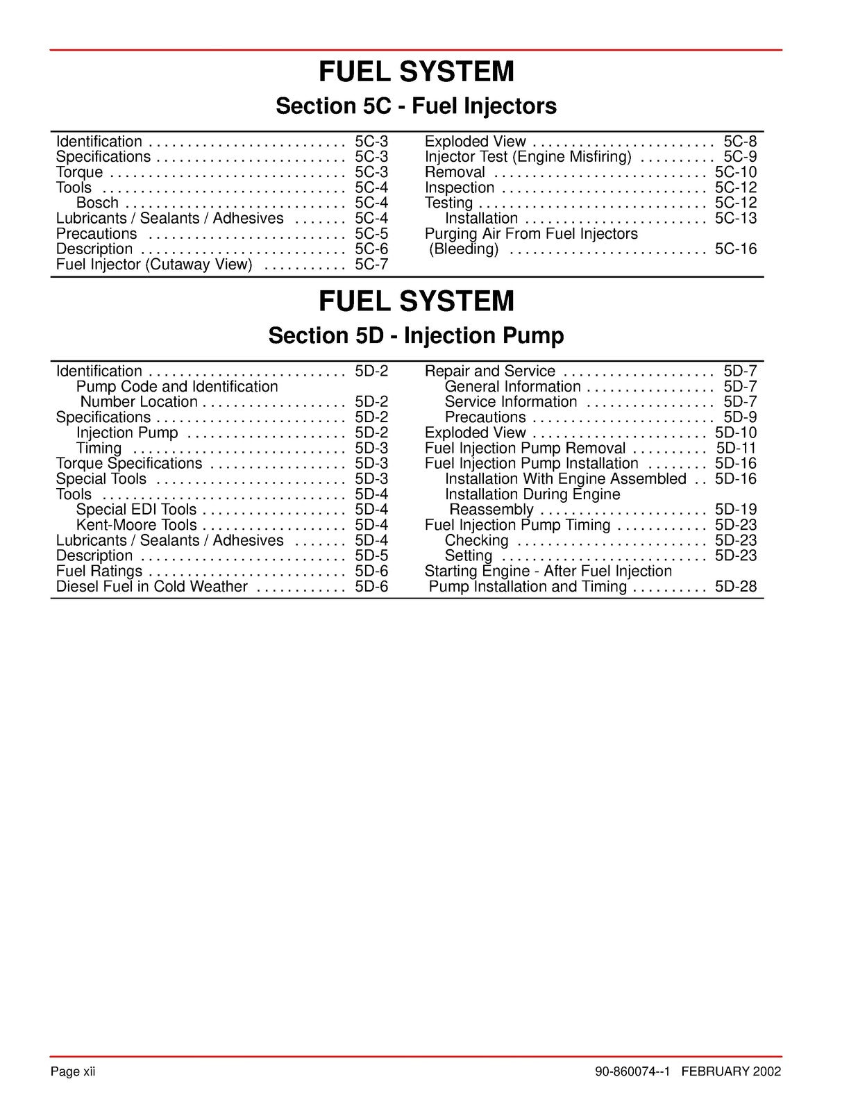 Mercury Mercruiser #22 Service Manual In-Line Diesel D2.8L D4.2L D-Tronic COVERS