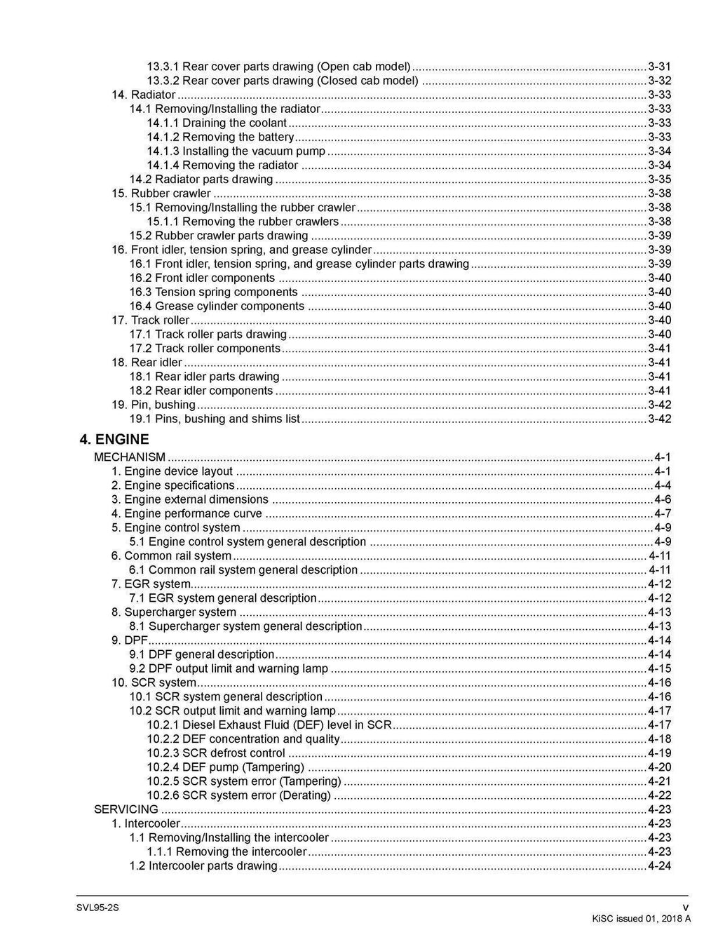 KUBOTA SVL95-2 COMPACT TRACK LOADER WORKSHOP MANUAL - WIRE BOUND - XL FOLDOUTS!