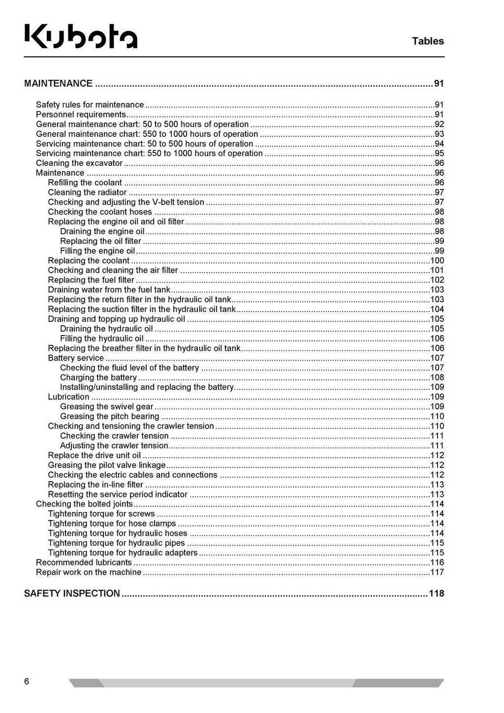 KUBOTA KX61-3 KX71-3 EXCAVATOR BUNDLE: OPERATORS MANUAL + WSM MECHANISM CHAPTER